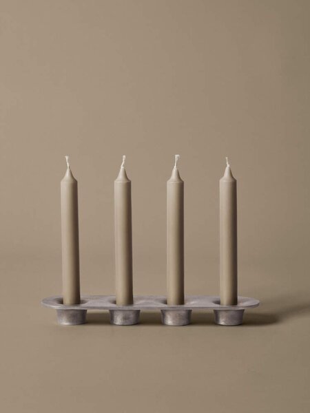 Ferm Living Svícen Soothe 4, aluminium