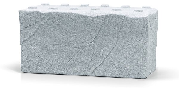 Prosperplast Sud na dešťovou vodu Stones Block 400 l světle šedý
