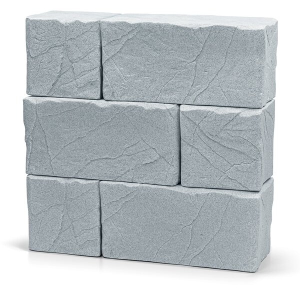 Prosperplast Sud na dešťovou vodu Stones Block 400 l světle šedý