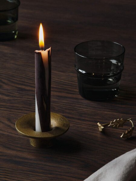 Ferm Living Svícen Soothe, brass
