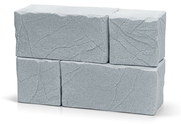 Prosperplast Sud na dešťovou vodu Stones Block 270 l světle šedý