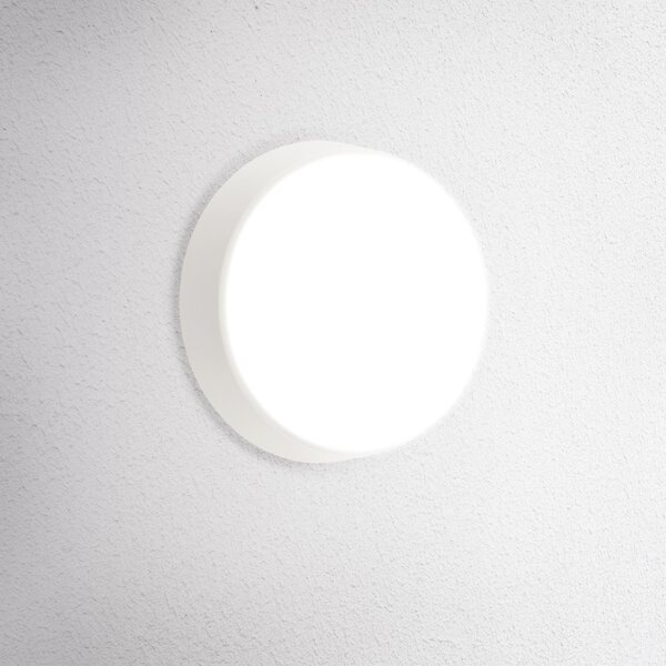 CEN OSTOB-1421500 Venkovní nástěnné LED svítidlo kulaté OASI CCT 14W 3000/4000/6500K IP54 bílá - CENTURY