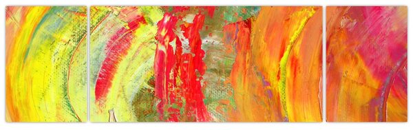 Obraz abstrakce - malba (170x50 cm)
