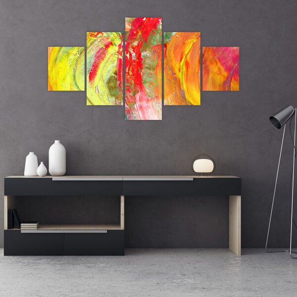 Obraz abstrakce - malba (125x70 cm)