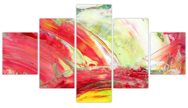 Obraz abstrakce - malba (125x70 cm)