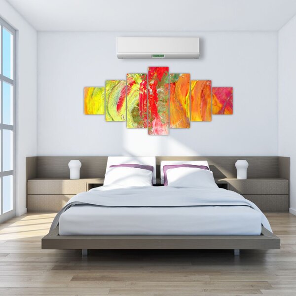 Obraz abstrakce - malba (210x100 cm)