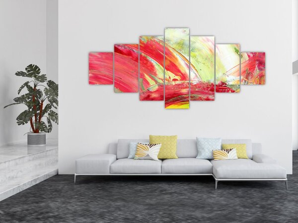 Obraz abstrakce - malba (210x100 cm)