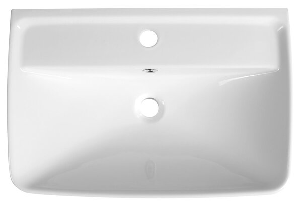 Aqualine Aqualine, DURU keramické umyvadlo 60x40 cm, bílá, TU0351