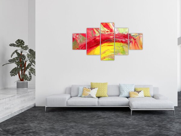 Obraz abstrakce - malba (125x70 cm)