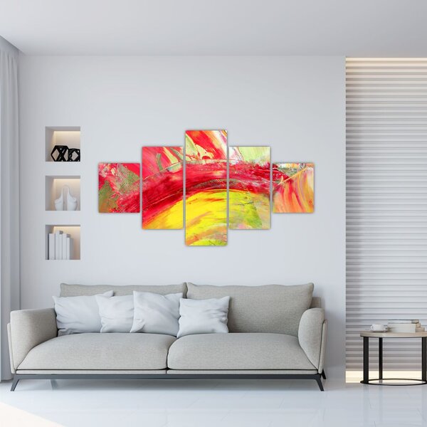 Obraz abstrakce - malba (125x70 cm)