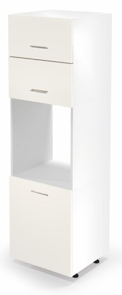 Dolní skříňka vysoká Vento DP-60/214, bílá / béžová