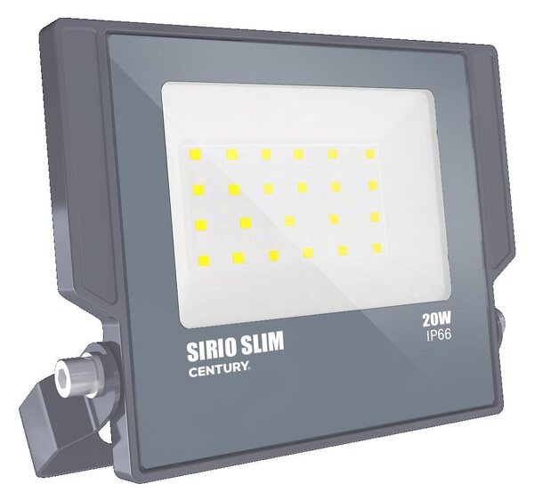 CEN SRS-209560 LED reflektor SIRIO SIRIO SLIM 20W 6000K 110d 147x160x28mm IP66 IK08 - CENTURY