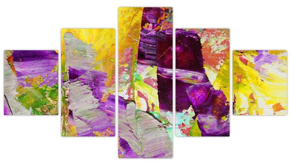 Obraz abstrakce - malba (125x70 cm)