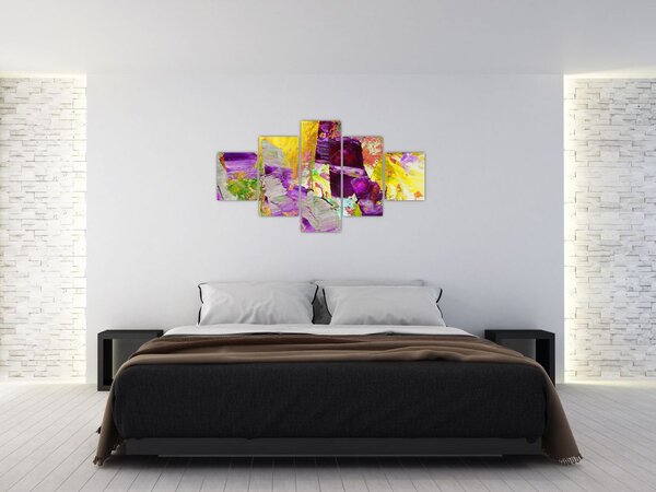 Obraz abstrakce - malba (125x70 cm)