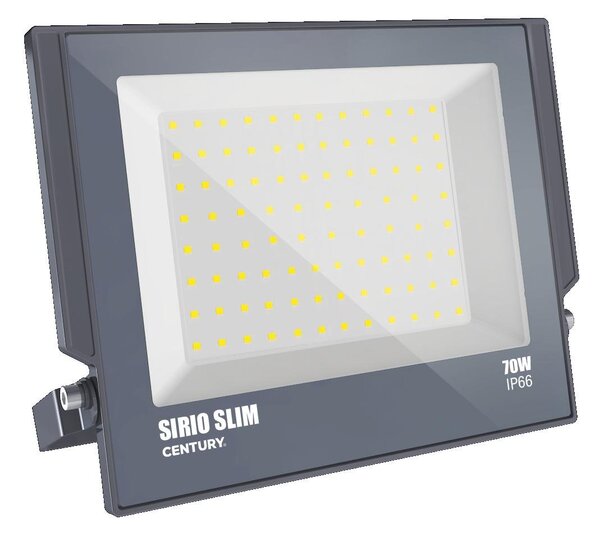 CEN SRS-709560 LED reflektor SIRIO SLIM 70W 6000K 110d 230x270x28mm IP66 IK08 - CENTURY