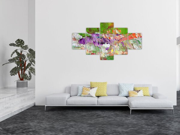 Obraz abstrakce - malba (125x70 cm)
