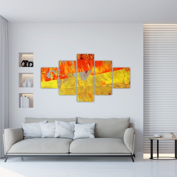 Obraz abstrakce - malba (125x70 cm)