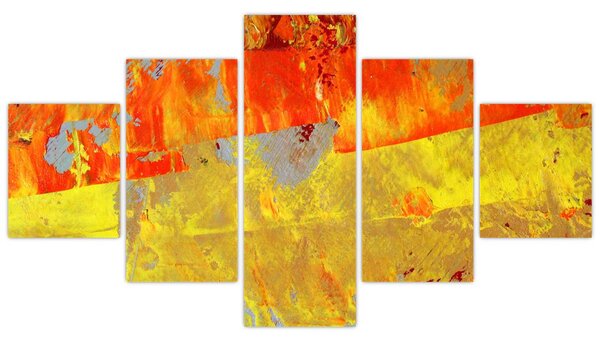 Obraz abstrakce - malba (125x70 cm)