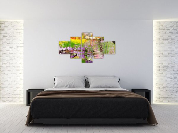 Obraz abstrakce - malba (125x70 cm)