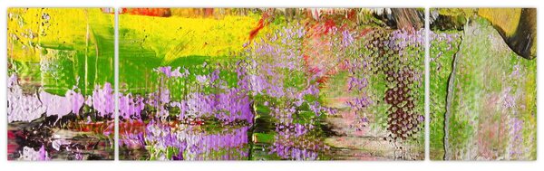 Obraz abstrakce - malba (170x50 cm)