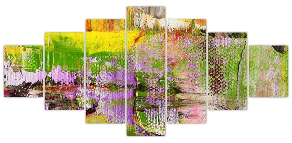 Obraz abstrakce - malba (210x100 cm)