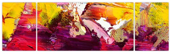 Obraz abstrakce - malba (170x50 cm)