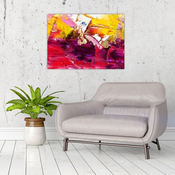Obraz abstrakce - malba (70x50 cm)
