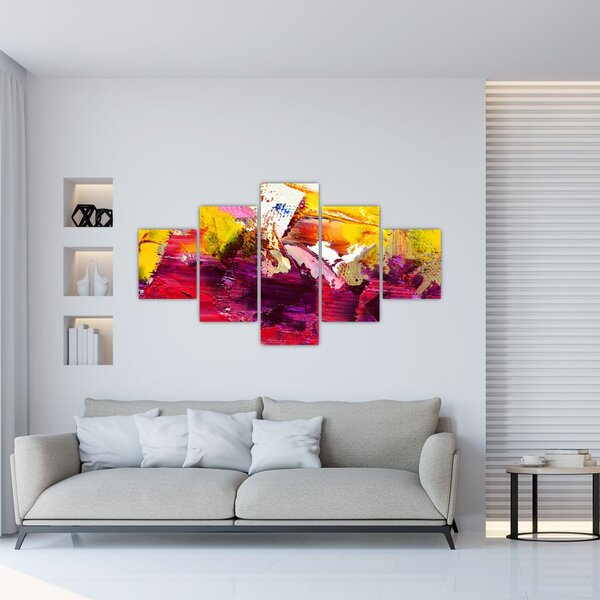Obraz abstrakce - malba (125x70 cm)