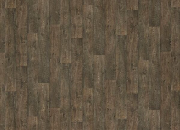 Breno PVC XTREME Valley Oak 636D – tmavé dřevo, šíře 400 cm