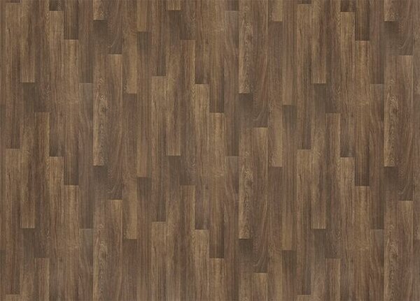 Breno PVC XTREME Natural Oak 369M – tmavě hnědé dřevo, šíře 400 cm