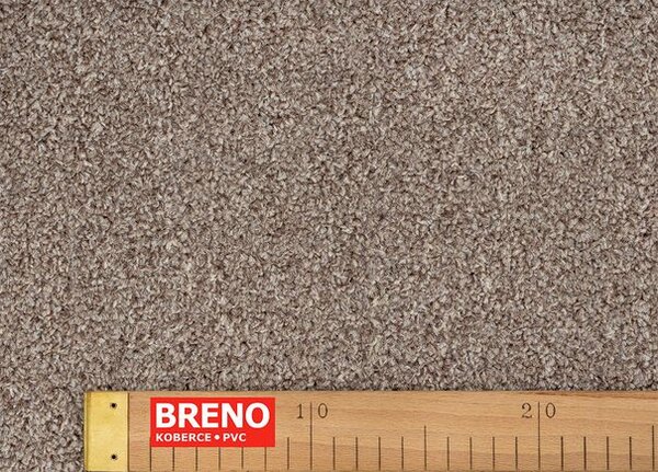 Breno Metrážový koberec MALTA 297 – hnědý, šíře 400 cm