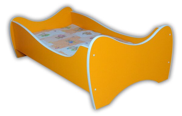 TopBeds dětská postel MIDI 140x70 oranžová