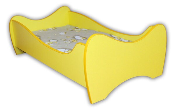 Dětská postel MIDI 160x80 žlutá