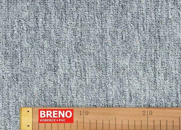 Breno Metrážový koberec RAMBO-BET 73 šedý, šíře 400 cm
