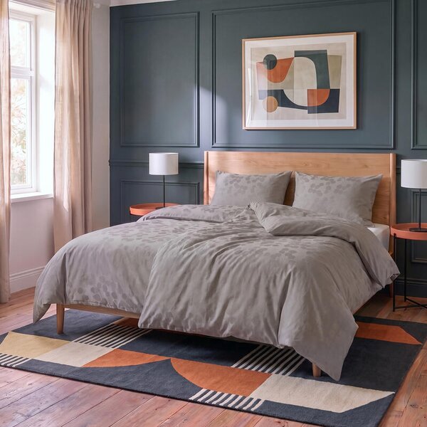 Povlečení ELEGANT PLUS eukalyptus kakaová 140 x 200/70 x 90 cm