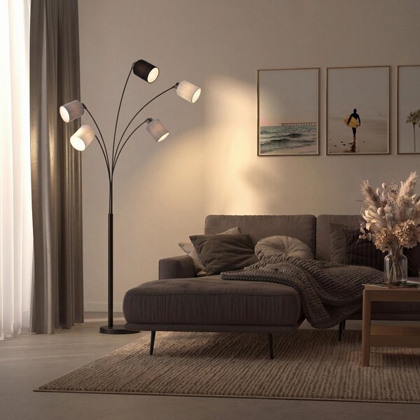 STOJACÍ LAMPA, 90/200 cm Novel - Stojací lampy