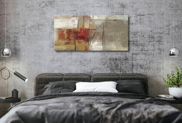 MALBA NA PLÁTNĚ, abstraktní, 115/55 cm Euroart - Obrazy na plátně