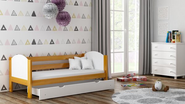 Prckůvsvět dětská postel Fido 160x80 s úložným prostorem