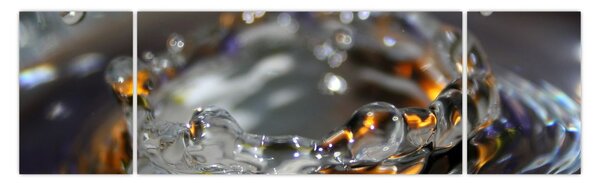 Obraz náramku z kapek vody (170x50 cm)