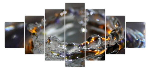 Obraz náramku z kapek vody (210x100 cm)