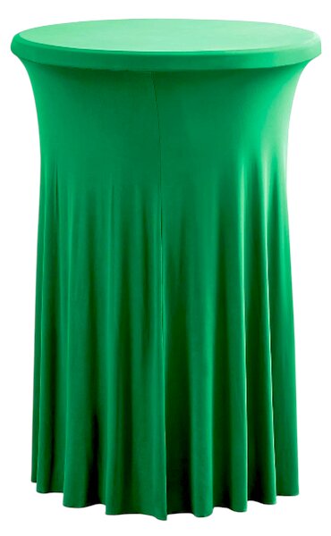 TENTino Elastický ubrus SKIRTING na koktejlový bistro stůl 80 cm VÍCE BAREV Barva ubrusu: ZELENÁ / GREEN