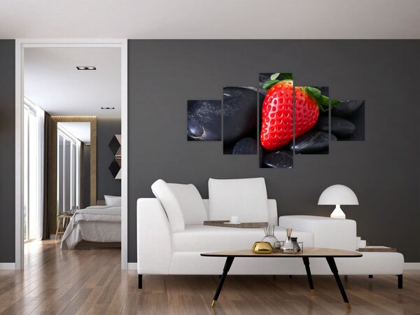 Obraz - jahoda (125x70 cm)