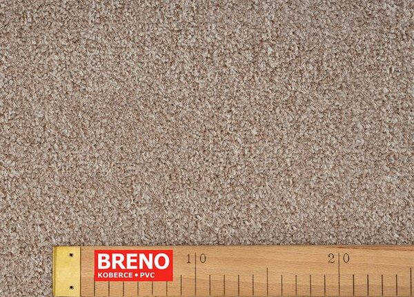 Breno Metrážový koberec MALTA 290 – hnědý, šíře 400 cm