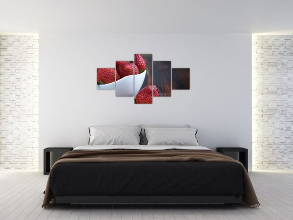 Obraz jahod (125x70 cm)