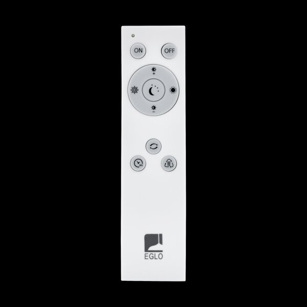 EGLO Smart stropní LED svítidlo Romao-Z ø57 cm v. 15 cm, 2700-6500K Barva: Šedá