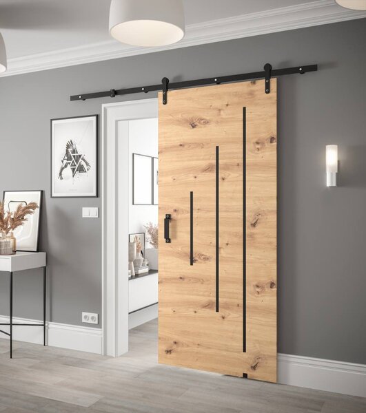 Posuvné dveře Loftiko Y - 90 cm s tlumeným dojezdem Barva: Bílá