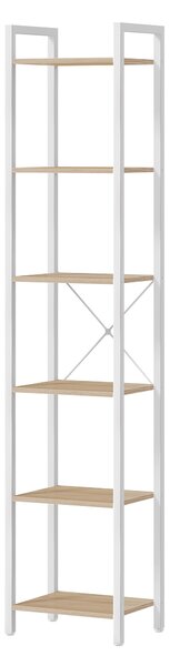 SONGMICS Regál Vasagle Moury 40 cm hnědý/bílý
