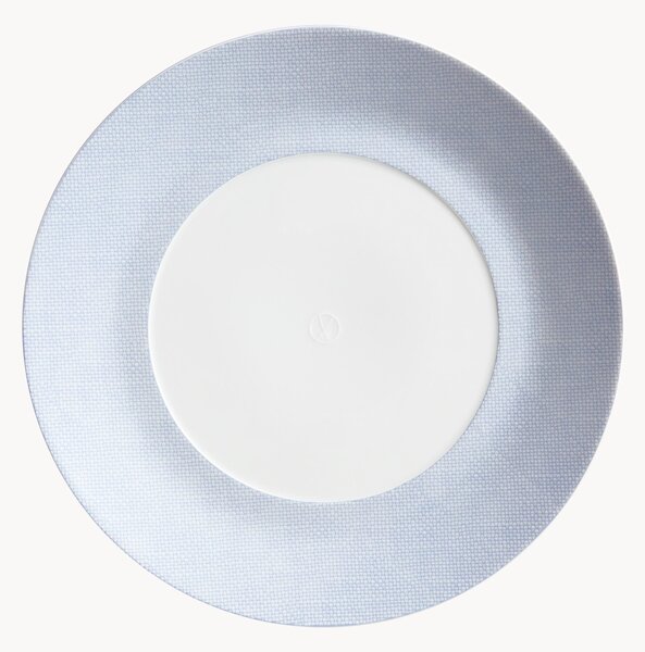 Sada ručně vyrobených mělkých talířů z porcelánu Cosmopolitan, 2 díly