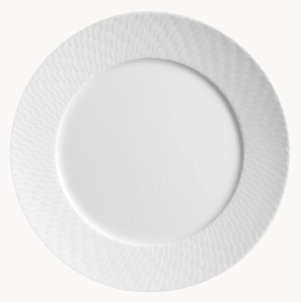 Ručně vyrobené snídaňové talíře z porcelánu No. 41, 2 ks