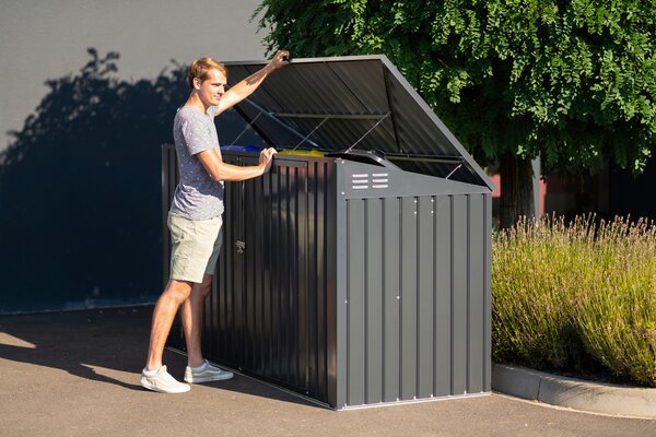 BOX NA ODPADKOVÉ KOŠE - Zahradní skříně & přístřešky, Online Only